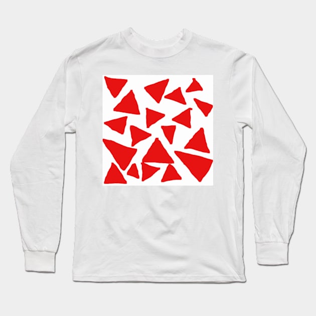 Red Chips Long Sleeve T-Shirt by Deadfluffy